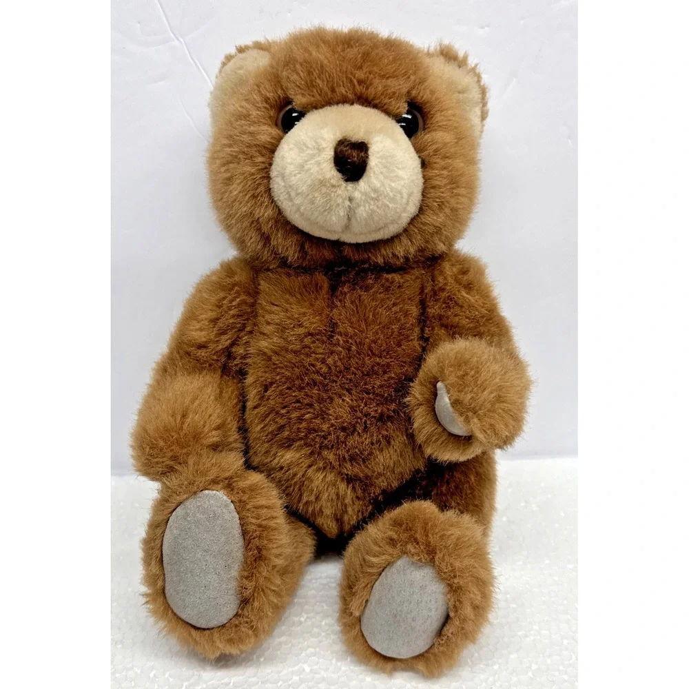 Vtg 1988 Douglas Little Cuddlers teddy bear brown plush Stuffed